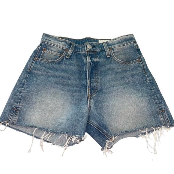 rag & bone Pants - Rag & Bone Vintage High Rise Cut Off Shorts Size 25 Medium Wash Blue Denim